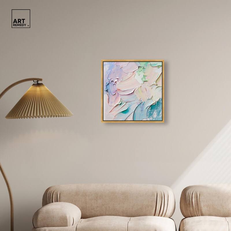 Flowing Mousse I Canvas by Art Remedy