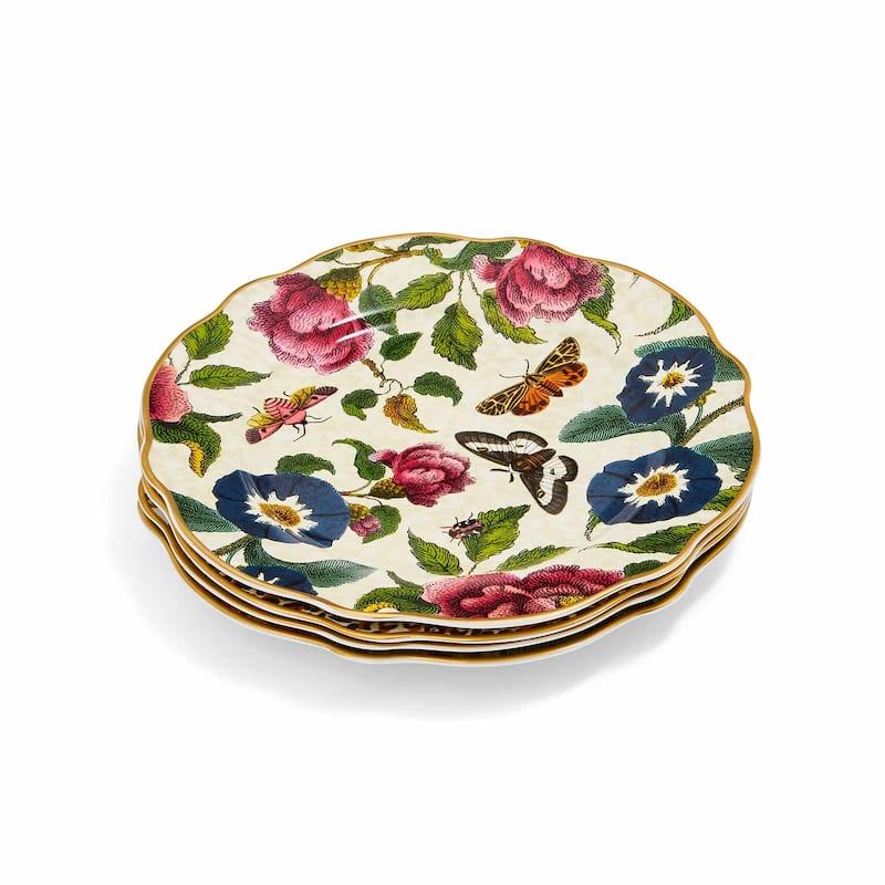 Spode Creatures of Curiosity Set of 4 Dessert Plates - 8x8
