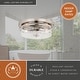 preview thumbnail 5 of 8, Addison 15-in W Contemporary Flush Mount Ceiling Light Fixture with Clear Glass