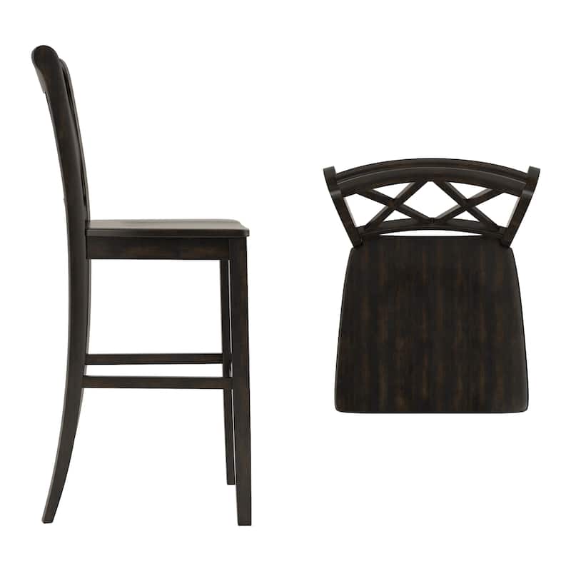 Ronda X-Back Bar Height Chairs (Set of 2)
