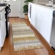 preview thumbnail 95 of 132, Premium Washable Super Soft Modern Ombre Stripe Mayfield Rug Gold - 2'3" x 7'6"
