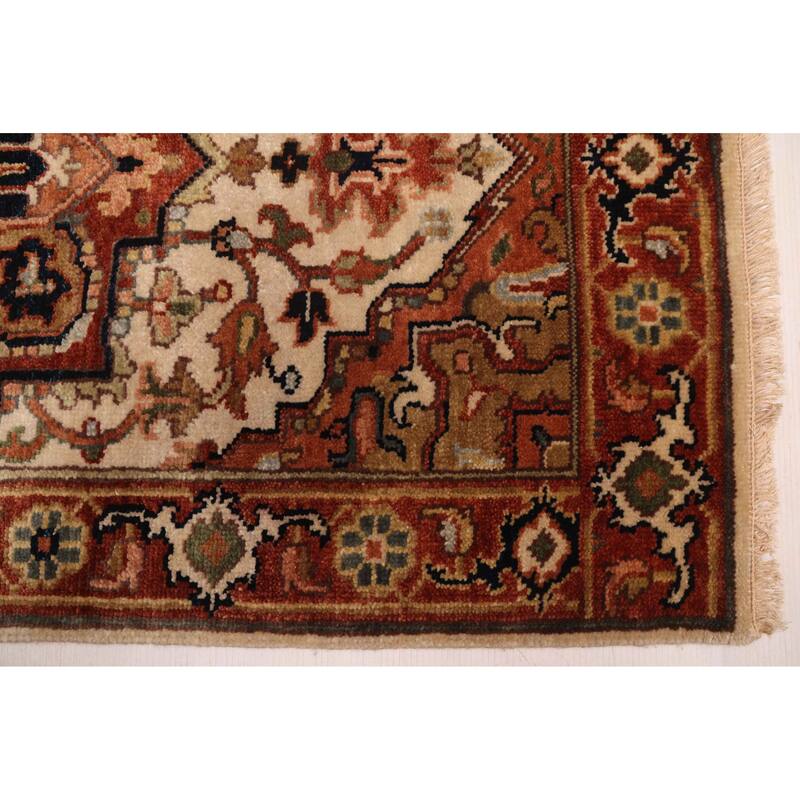 ECARPETGALLERY Hand-knotted Jules Sultane Cream Wool Rug - 2'6 x 10'0