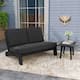 Option Dark Grey/Loveseat Separate