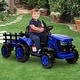 preview thumbnail 14 of 14, Kids Ride on Tractor with Remote Control Trailer