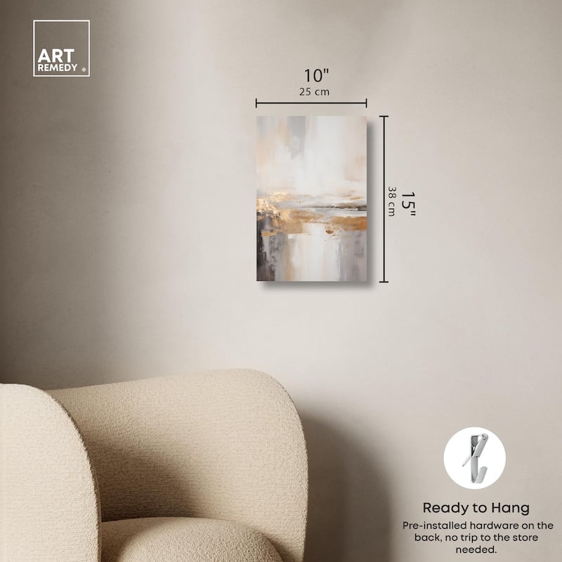Gold Dust I Canvas by Art Remedy, Gallery Wrapped