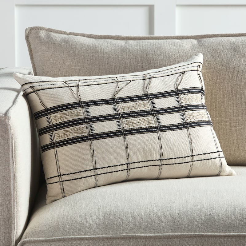 Altai Tribal Black/ Cream Pillow