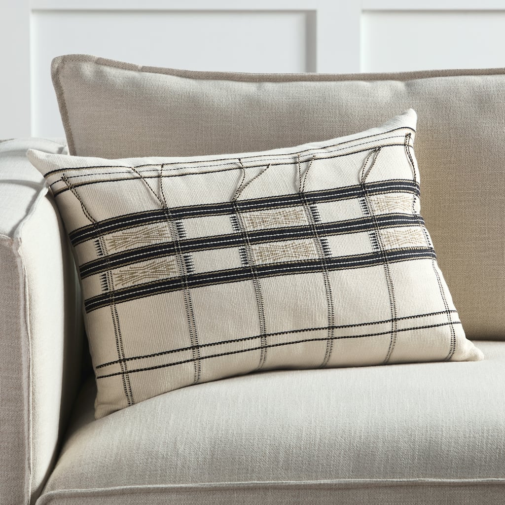 Altai Tribal Black/ Cream Pillow