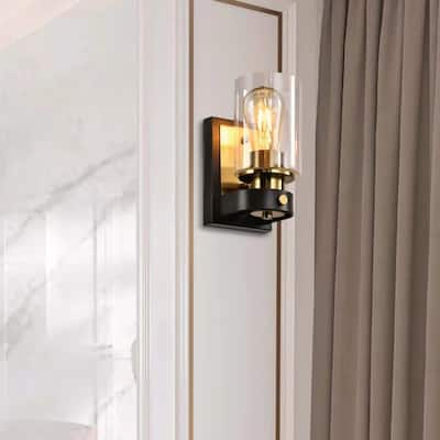 Maxax 1 - Light Glass Shade Armed Sconce (Set of 2).