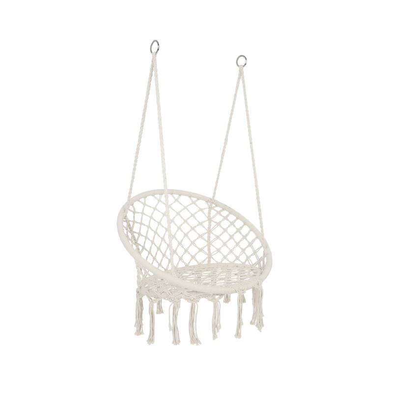 Cotton Macrame Hammock Swing