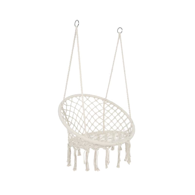 Hammock Chair Macrame Swing for Indoor and Outdoor