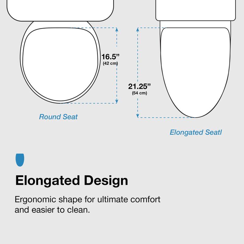 Ove Decors 1.28 GPF Wall Mounted One Piece Elongated Toilet � Seat