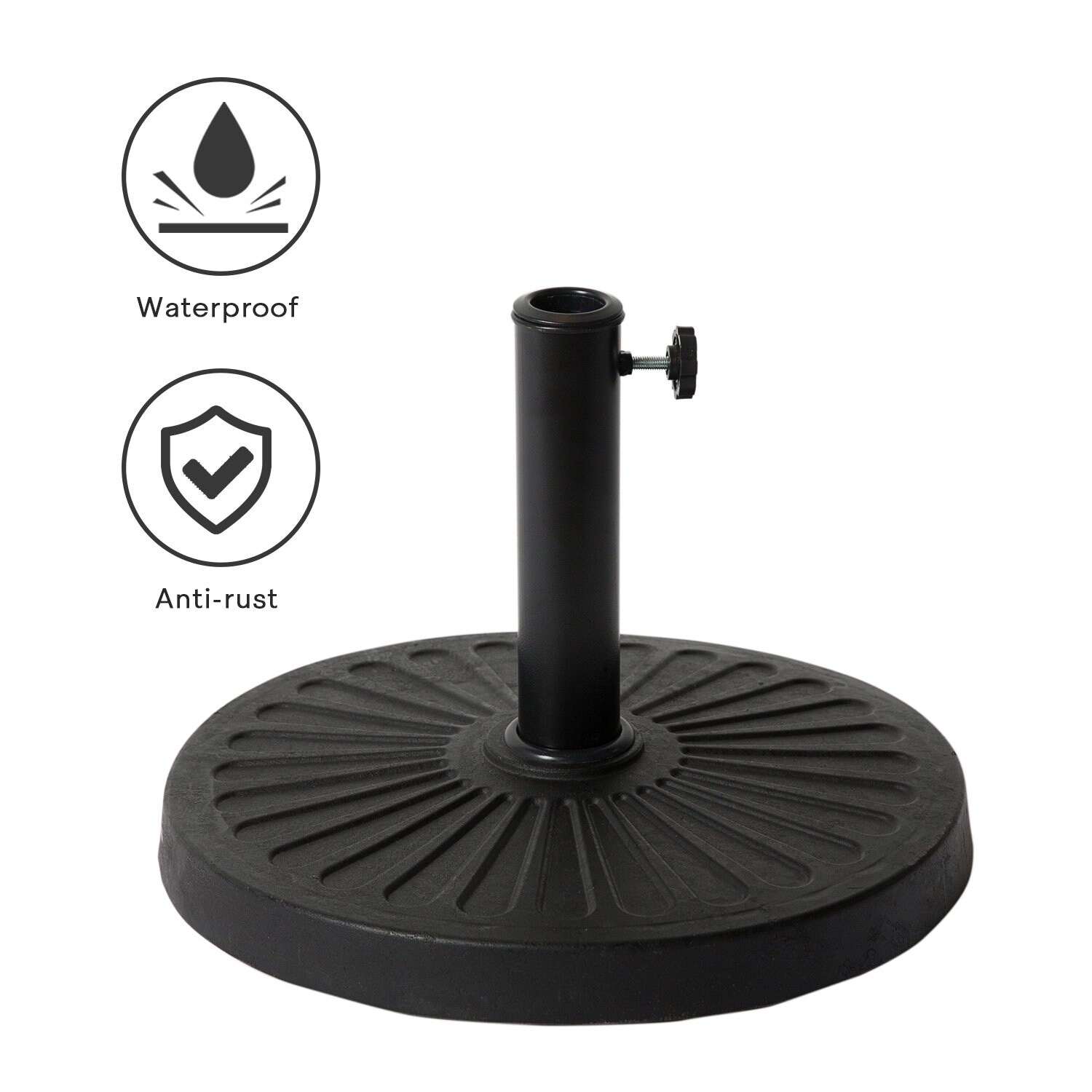 Shop Black Friday Deals On Amarantos 26 5lbs Patio Umbrella Base Free Standing Heavy Duty Umbrella Base Overstock 32019378