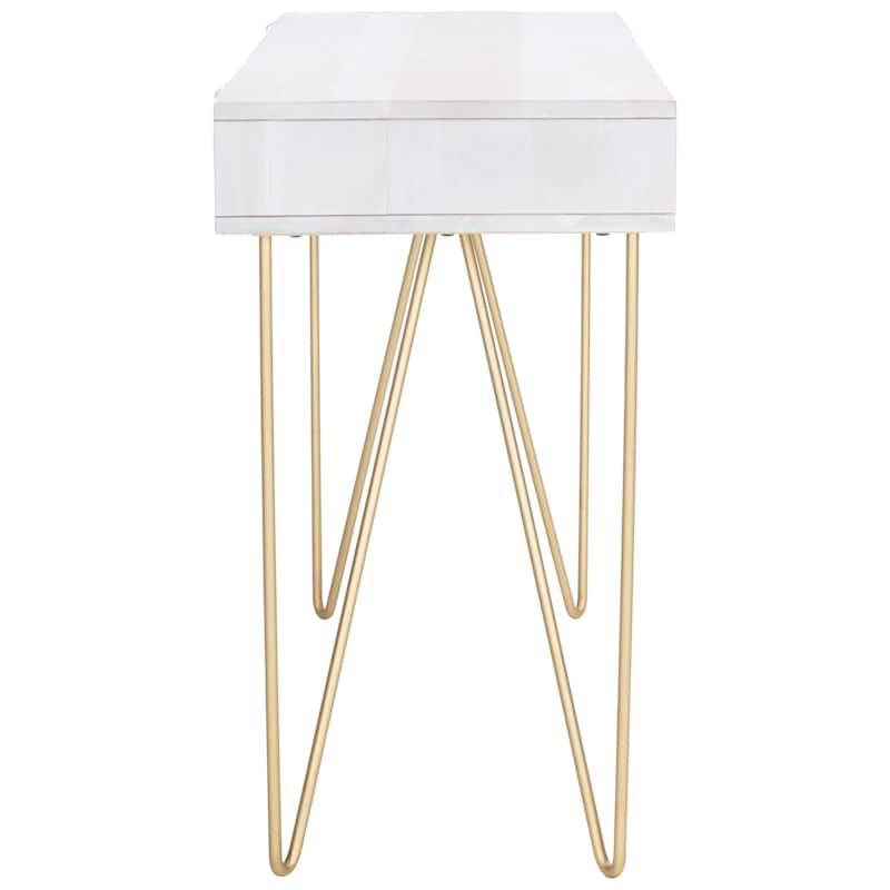 SAFAVIEH Werra 1-Drawer 1-Shelf Hairpin Leg Desk