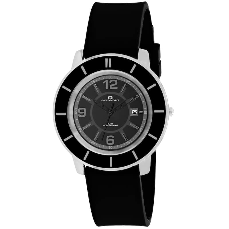 Oceanaut Women's Satin Black Dial Watch - OC0811 - 6 (36)