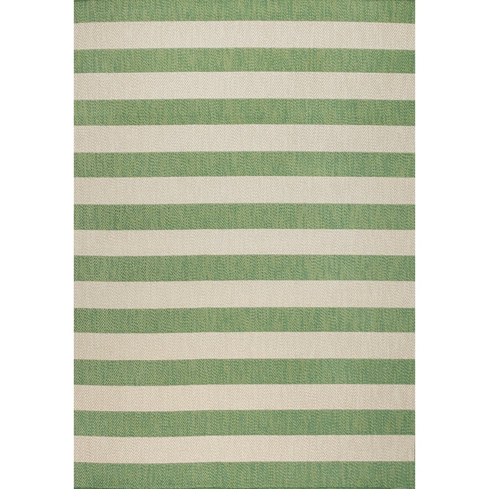 JONATHAN Y Vinales Two-Tone Wide Stripe Indoor/Outdoor Area Rug