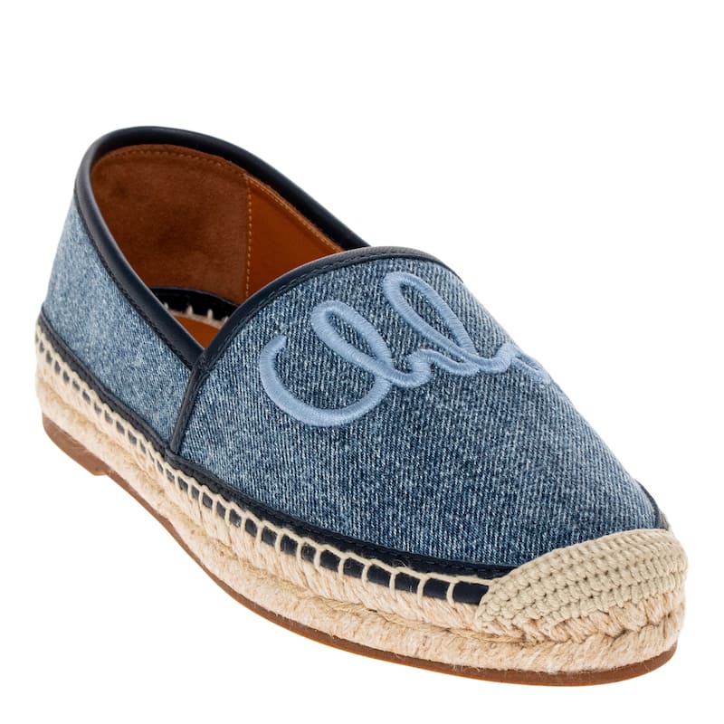 Chloe Isla Denim Espadrille - 36 EU