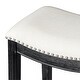 preview thumbnail 90 of 98, Maven Lane 31" Adrien Saddle Kitchen Bar Height Stool - N/A
