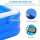 preview thumbnail 4 of 7, Inflatable Kids Swimming Pool - 0.4mm Thick, 120x72x22 inch