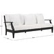 preview thumbnail 48 of 137, SAFAVIEH Couture Outdoor Martinique Solid Wood Patio Sofa