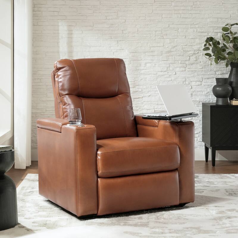 Lothaire Genuine Leather Recliner by HULALA HOME