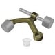 preview thumbnail 3 of 1, Deltana Solid Brass 1-7/8 Inch Tall Adjustable Hinge Pin Door Stop Antique Brass