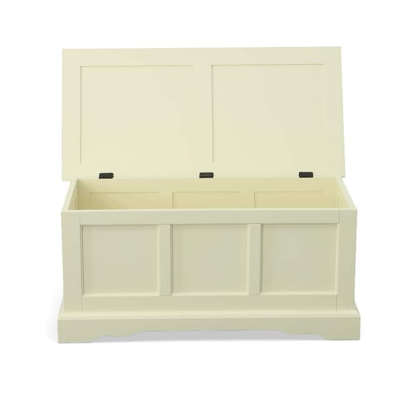 Devonshire Antique Ivory Blanket Chest