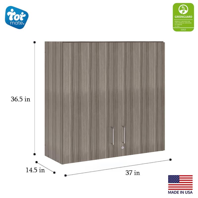 Tot Mate 4-Compartment Wall Cabinet, Ready-To-Assemble