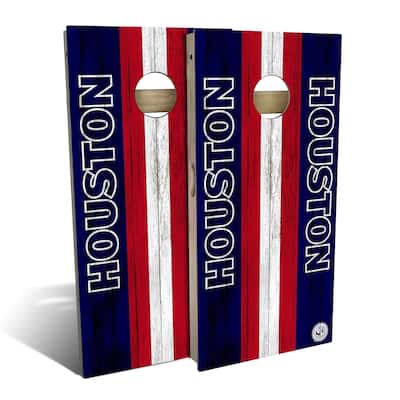 Houston Football Outdoor Cornhole Board Set