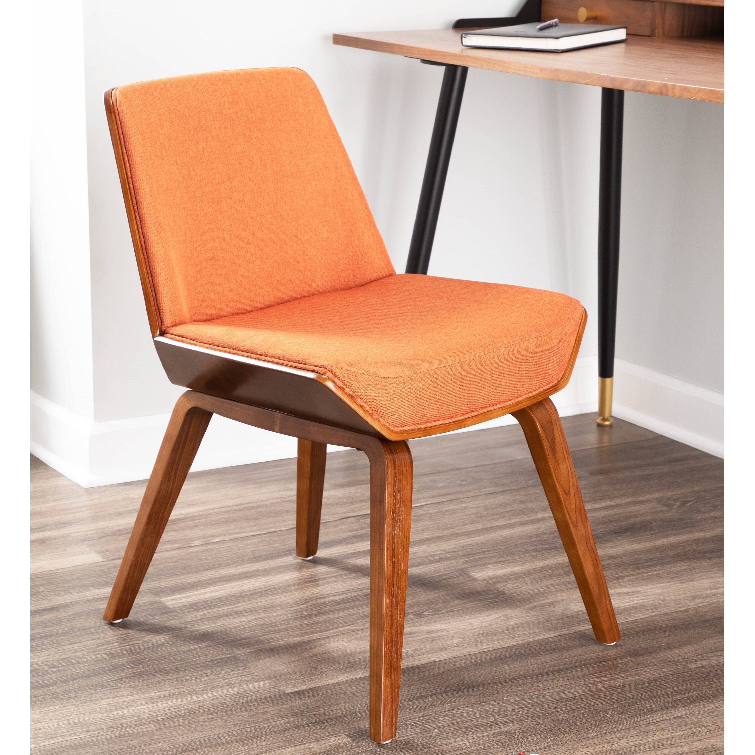 Corazza Mid Century Modern Dining Accent Chair Overstock 11375412 Dark Blue