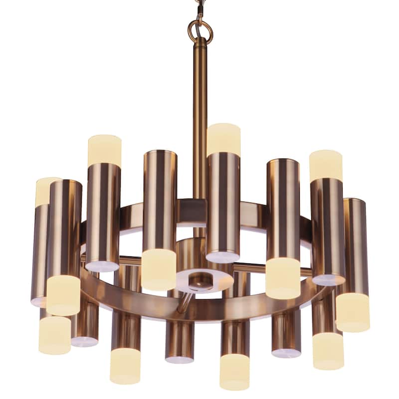 Craftmade 57516-LED Simple Lux 16" Wide LED Chandelier - Satin Brass