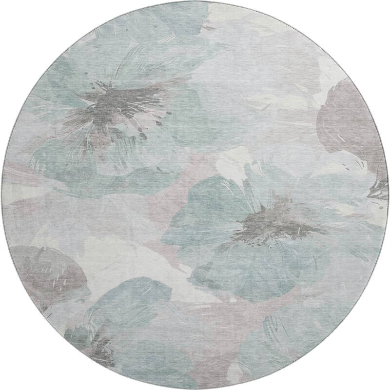Premium Washable Super Soft Contemporary Floral Mayfield Rug