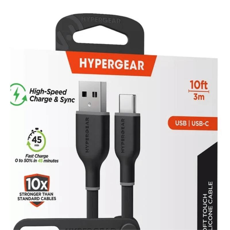 HyperGear Flexi PRO USB to USB-C Cable 10ft