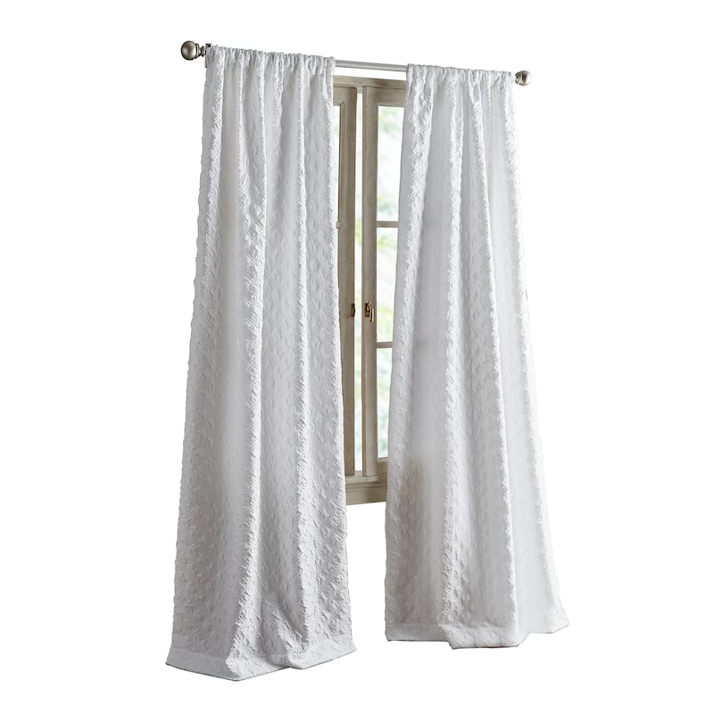 Peri Home Diamond Curtain Panel Pair