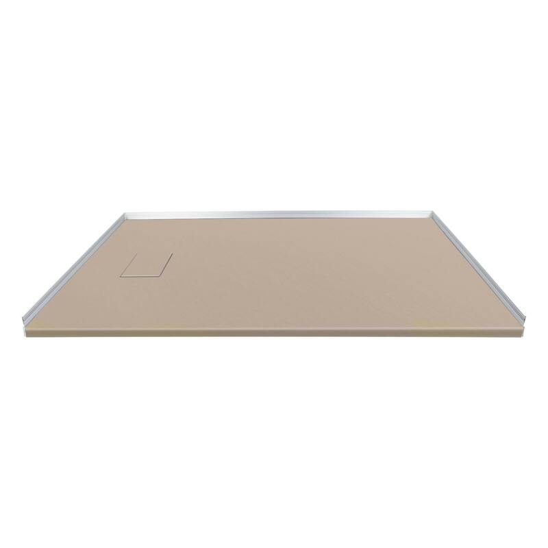 Transolid FZSP6032 59-1/8" x 31-1/2" Rectangular Shower Base with - Beach