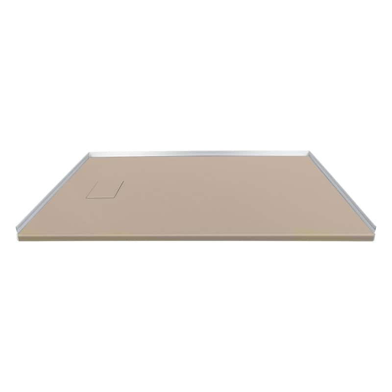 Transolid FZSP6036 59-1/8" x 35-1/2" Rectangular Shower Base with - Beach