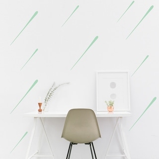 Walplus Peel and Stick Glow In The Dark Meteor Wall Sticker Home Room Decor