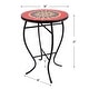 preview thumbnail 61 of 68, Indoor/Outdoor Turkish Mosaic Tile Side Table and Plant Stand