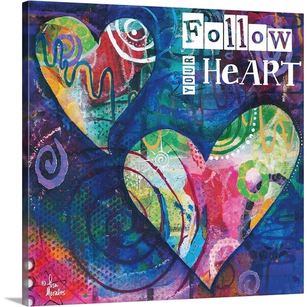 "Follow Your Heart" Canvas Wall Art