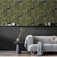 preview thumbnail 18 of 22, Cassia Peacock Non-Pasted Wallpaper - Covers 56 Square Feet