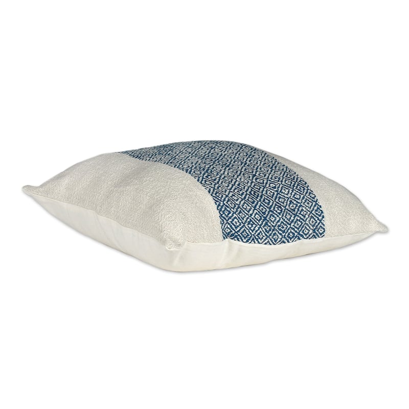 Novica Handmade Diamond Petals Cotton Cushion Covers (Pair)