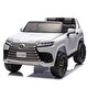 preview thumbnail 21 of 58, Licensed LEXUS LX600 24V Two-seater XXL Kids Ride,Four-wheel suspension,Bluetooth,MP3,Music,Power display Black White