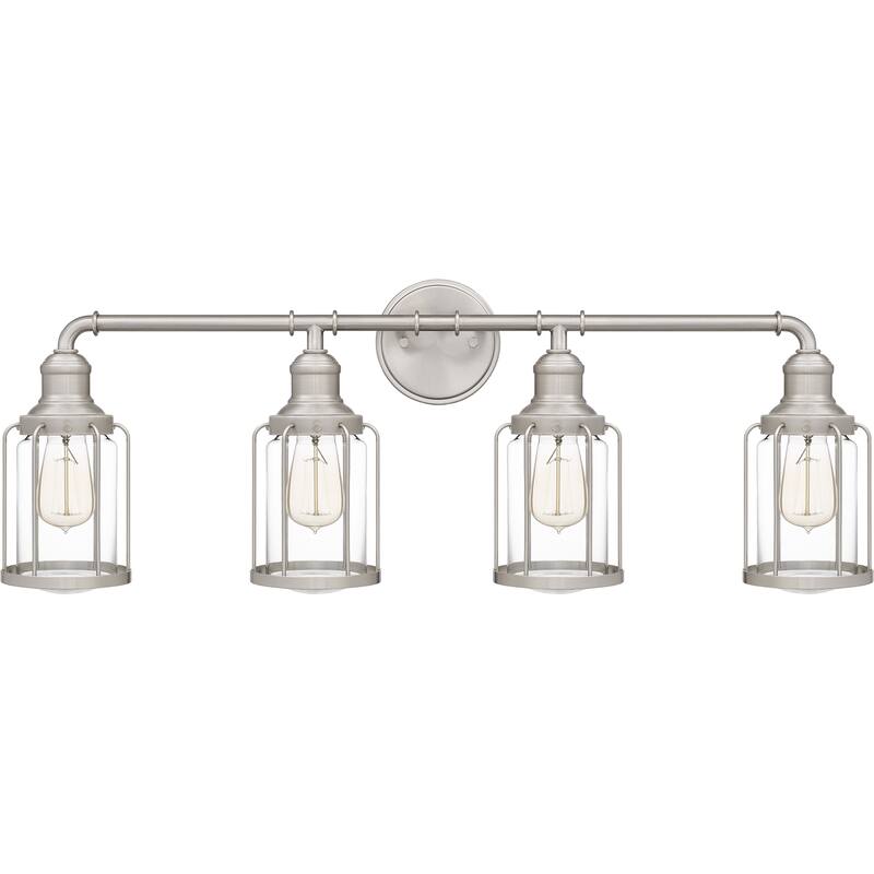 Ludlow 4-Light Brushed Nickel Bath Light - Brushed Nickel