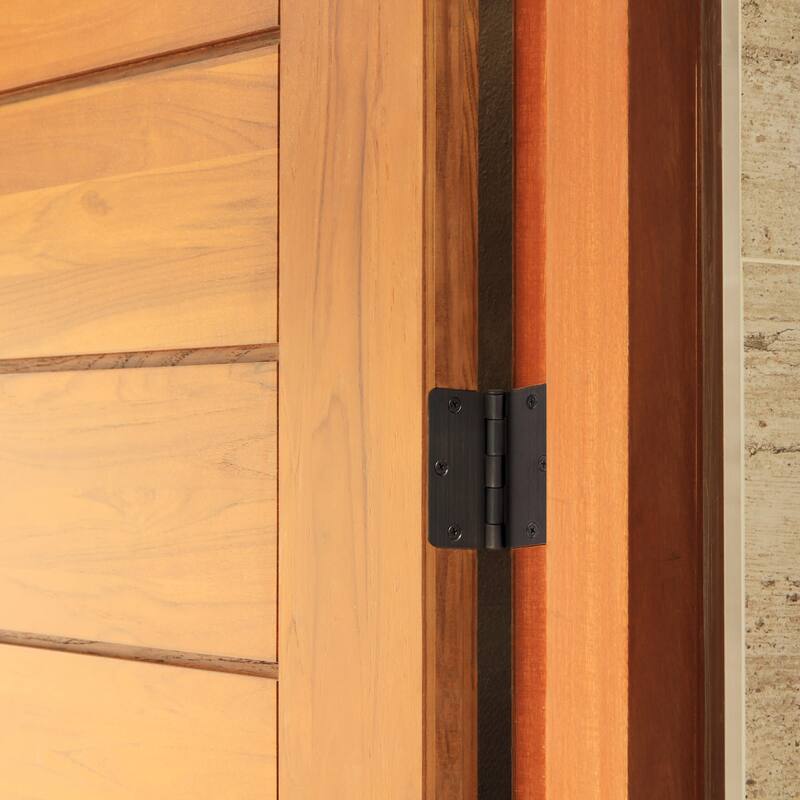 Design House 188417 3-1/2" x 3-1/2" Butt 1/4" Radius Corner Surface