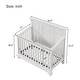 preview thumbnail 8 of 8, Traditional Farmhouse Style 4-in-1 Full Size Convertible Crib - Converts to Toddler Bed, Daybed and Full-Size Bed