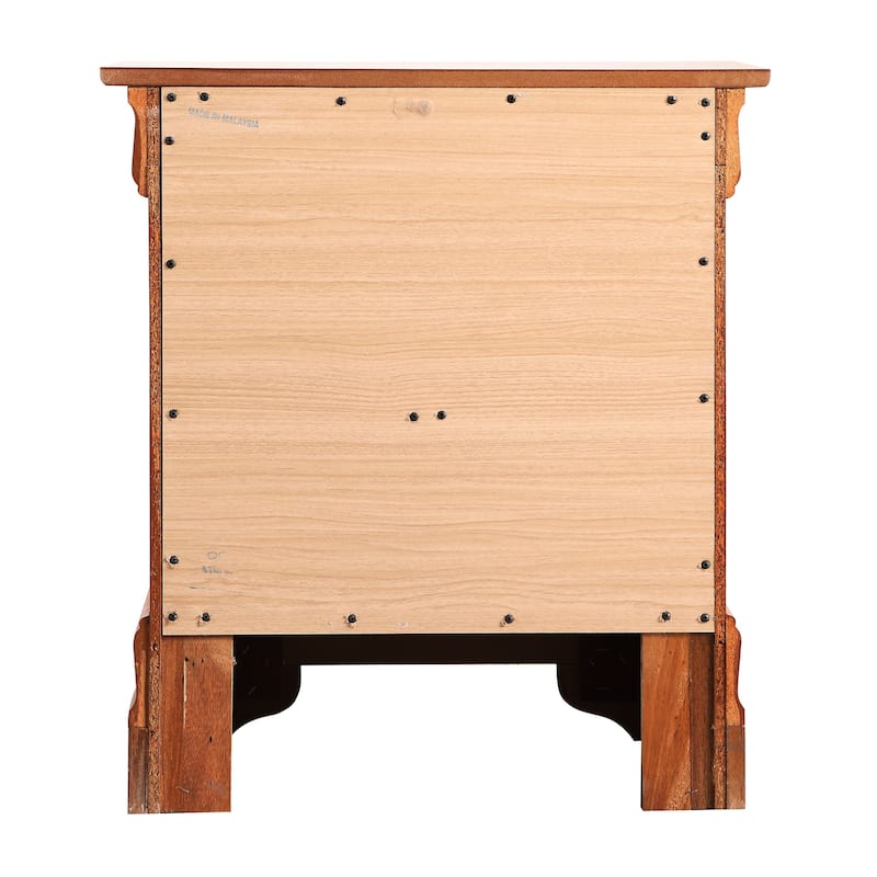 Louis Phillipe 2-drawer Wooden Nightstand