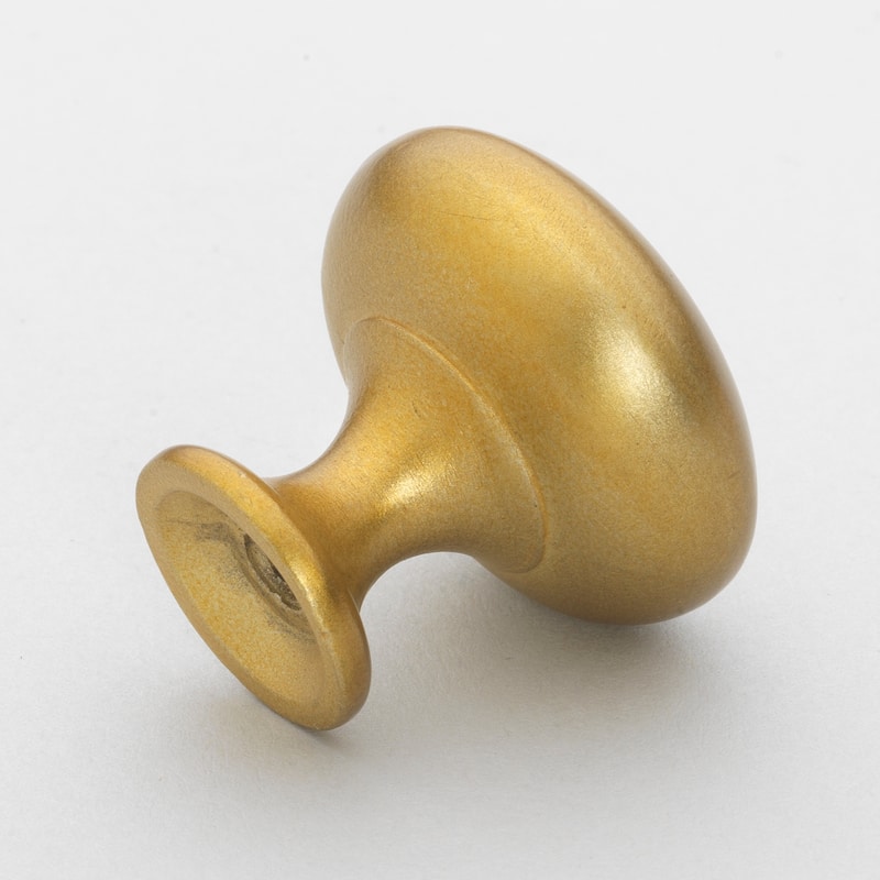 GlideRite 1.125-inch Satin Gold Round Cabinet Knobs (Pack of 10)