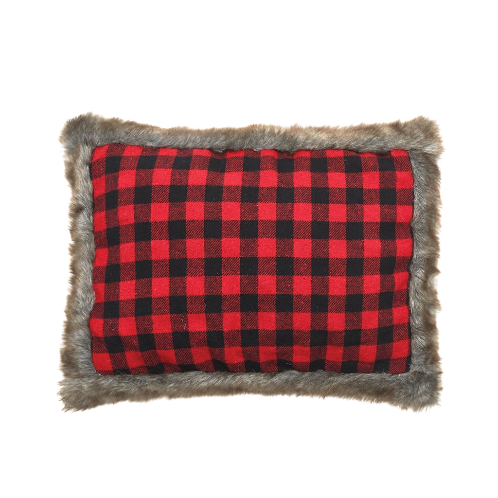 Christmas Buffalo Check Decorative Accent Throw Pillow