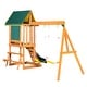 preview thumbnail 5 of 21, Versatile Playset with Slide Swings and Climbing Wall