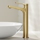 preview thumbnail 67 of 97, KRAUS Indy Single Handle Vessel Bathroom Faucet with Pop Up Drain Spot Free Brushed Brass