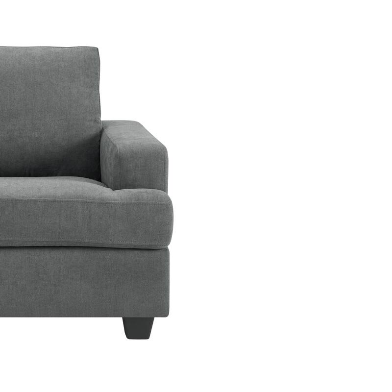 Thomas Grey Upholstered Modern Living Room Chair